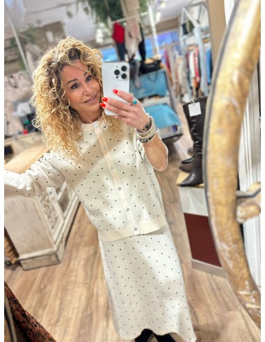 CARDIGAN PUNTO TOPOS
