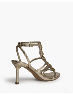 SANDALIA 6283 NEGRO/DORADO 2