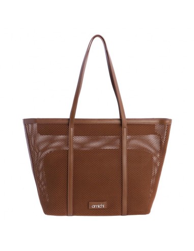 SHOPPER REJILLA MARRON AMICHI