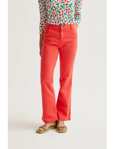 PANTALON VAQUERO ROJO