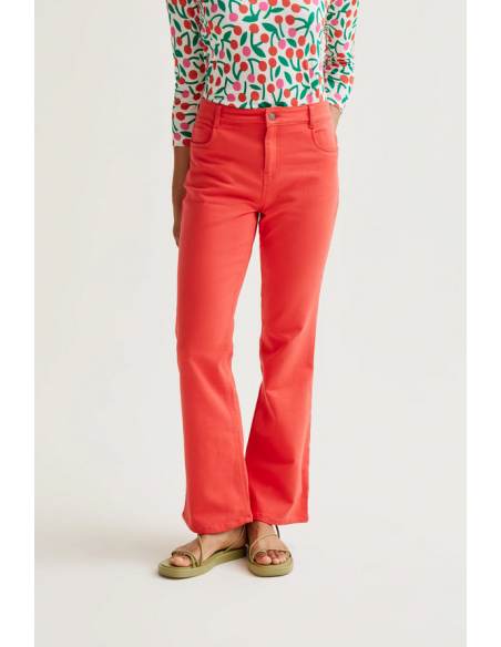 PANTALON VAQUERO ROJO