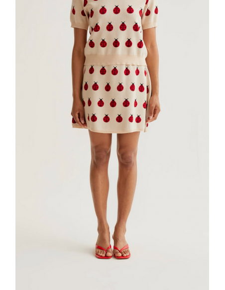 FALDA PUNTO LADYBUGS