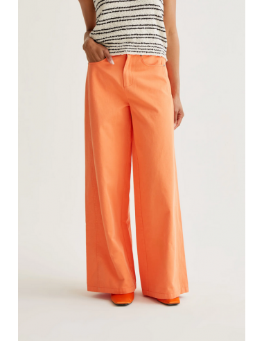 PANTALON WIDE NARANJA