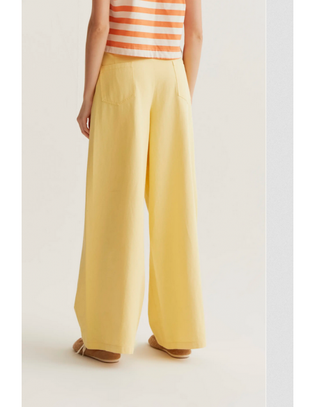 PANTALON WIDE AMARILLO