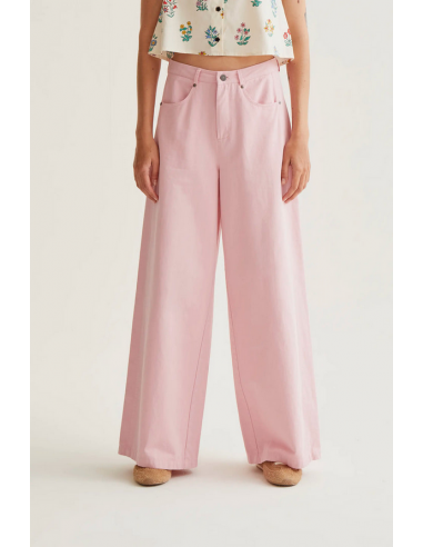PANTALON WIDE ROSA