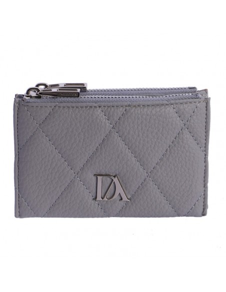 CARTERA TEXTURA PLATA DA