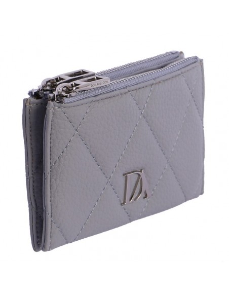 CARTERA TEXTURA PLATA DA