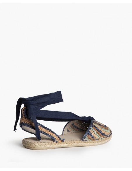SANDALIA PLANA 6362 AZUL