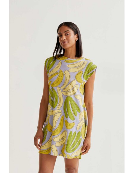 VESTIDO CORTO BANANA POP