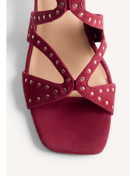 SANDALIA WATATE DORAD/BURDEOS