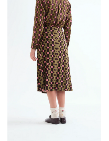 FALDA MIDI CON ESTAMPADO ABERDEEN