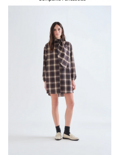 VESTIDO CORTO LAZADA CUADROS 2