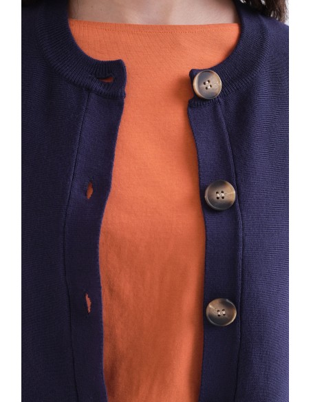 CARDIGAN BASIC CF MARINO