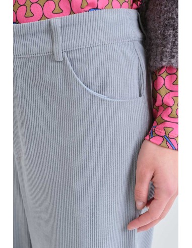PANTALON DE PANA AZUL