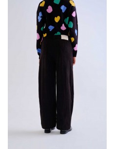PANTALON DE PANA NEGRO 2