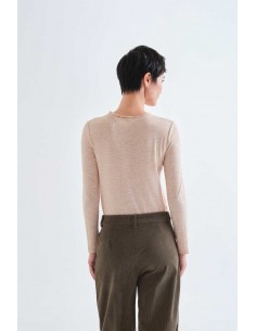 CAMISETA BASICA BEIG 2
