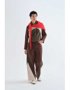 PANTALON DE PANA MULTICOLOR