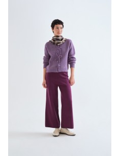 CARDIGAN LAZO MORADO 2