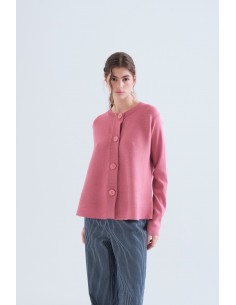 CARDIGAN EVASE CF ROSA
