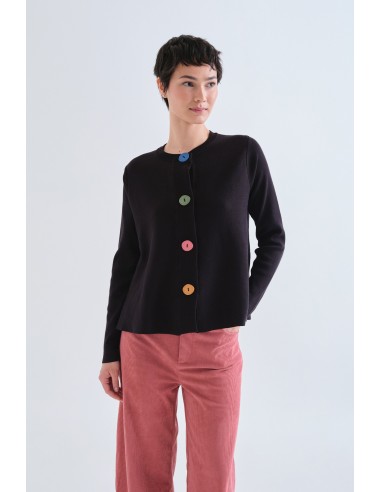 CARDIGAN BOTONES DE  COLORES