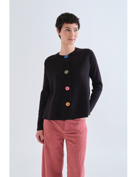 CARDIGAN BOTONES DE  COLORES