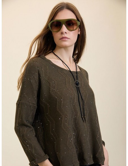 JERSEY ZIGZAG CON LENTEJUELAS