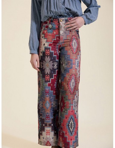 PANTALONES CON ESTAMPADO ÉTNICO