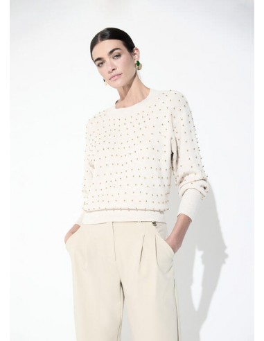 JERSEY MINI TACHAS BEIG