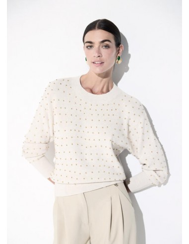 JERSEY MINI TACHAS BEIG