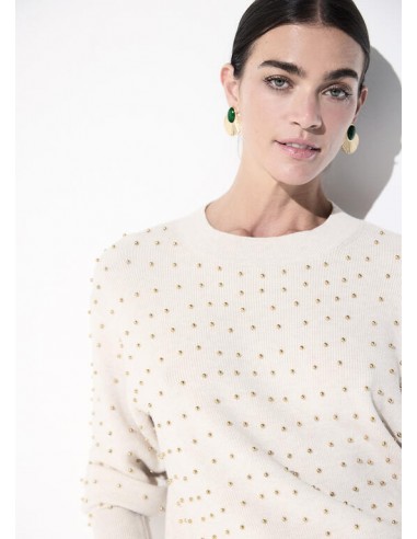 JERSEY MINI TACHAS BEIG