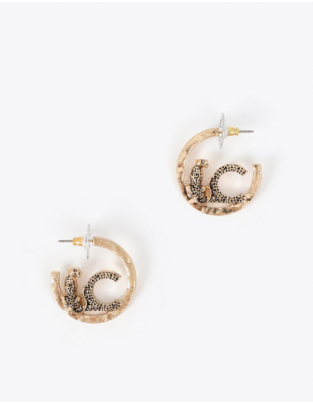 PENDIENTES ARO CON LOGO