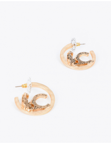PENDIENTES ARO CON LOGO
