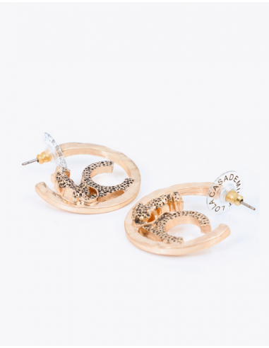 PENDIENTES ARO CON LOGO