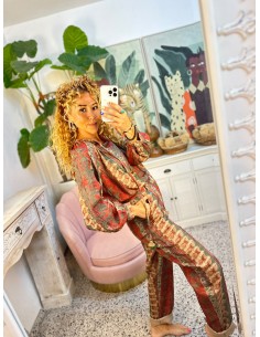 PANTALÓN BAGGY ESTAMPADO ÉTNICO 2