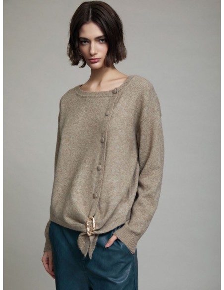 CARDIGAN ABOTONADURA LATERAL