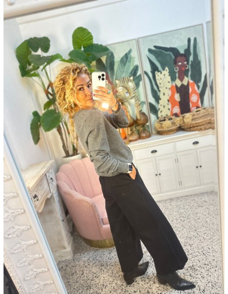 PANTALON MINTE NEGRO