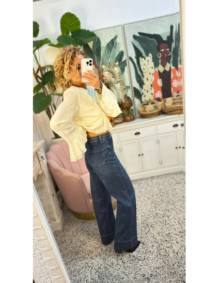 JEANS CINTURA TRENZADA