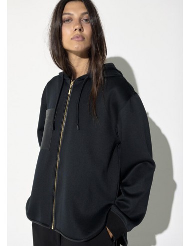 SUDADERA ABIERTA CONTRASTE