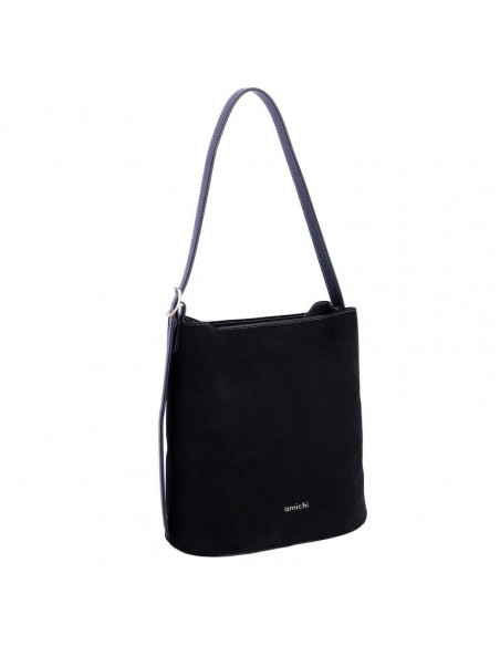 BOLSO PESPUNTEADO NEGRO