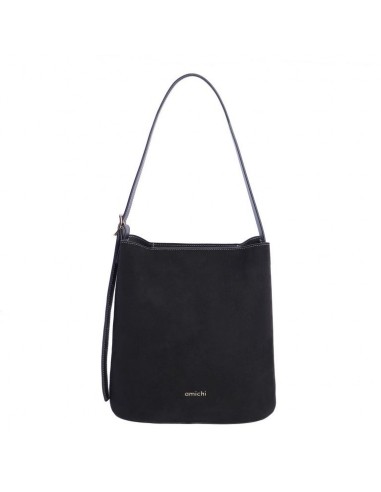 BOLSO PESPUNTEADO NEGRO