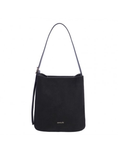 BOLSO PESPUNTEADO NEGRO