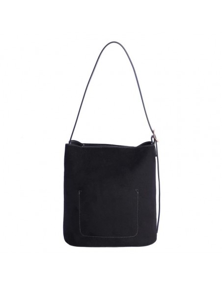 BOLSO PESPUNTEADO NEGRO