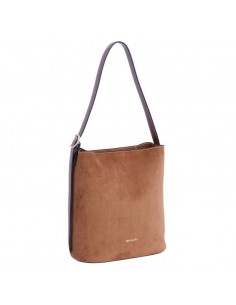 BOLSO PESPUNTEADO CAMEL