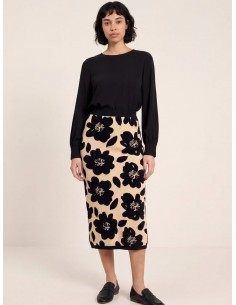 FALDA FLORAL CORAZON