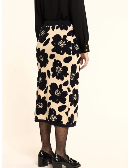 FALDA FLORAL CORAZON