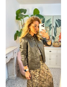 CHAQUETA BOLSILLOS VERDE