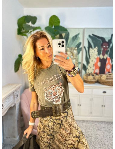 CAMISETA MANGA CORTA PRINT TIGRE