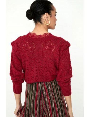CARDIGAN LOU ROJO