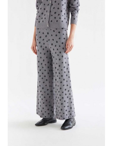 PANTALÓN CON ESTAMPADO PUNTO GRIS CATAHOULA