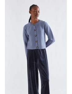 CÁRDIGAN BASIC CELESTE CF